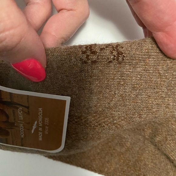 Camel wool blend thermal socks size 35-36 Mongolia - Picture 6 of 6